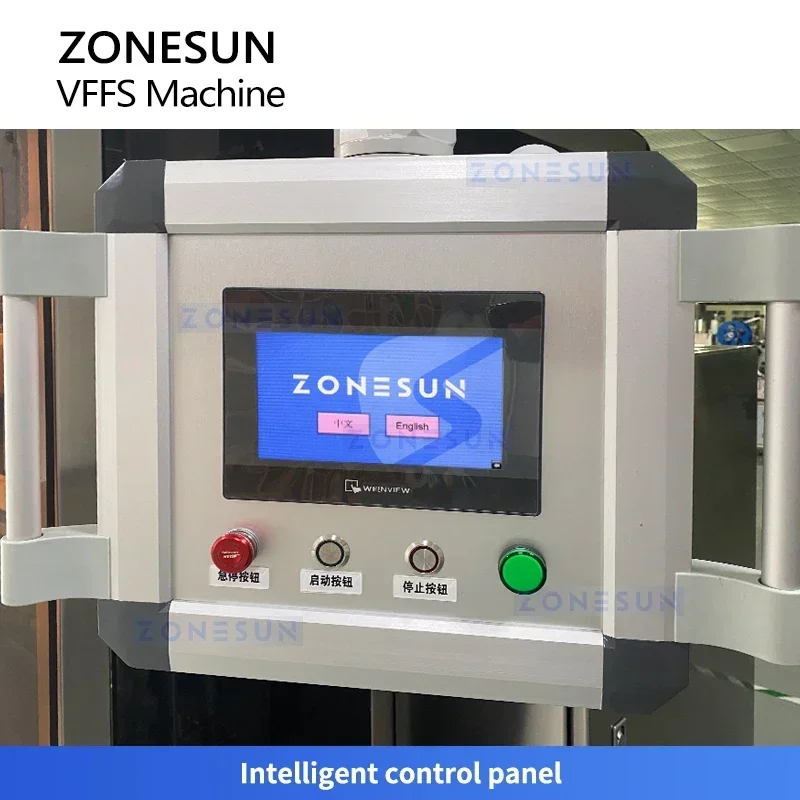 Zonesun ZS-FSFM6 Powder Filling and Sealing Sachet Packing Machine Vertical Form Fill Seal Machine Auger Filler
