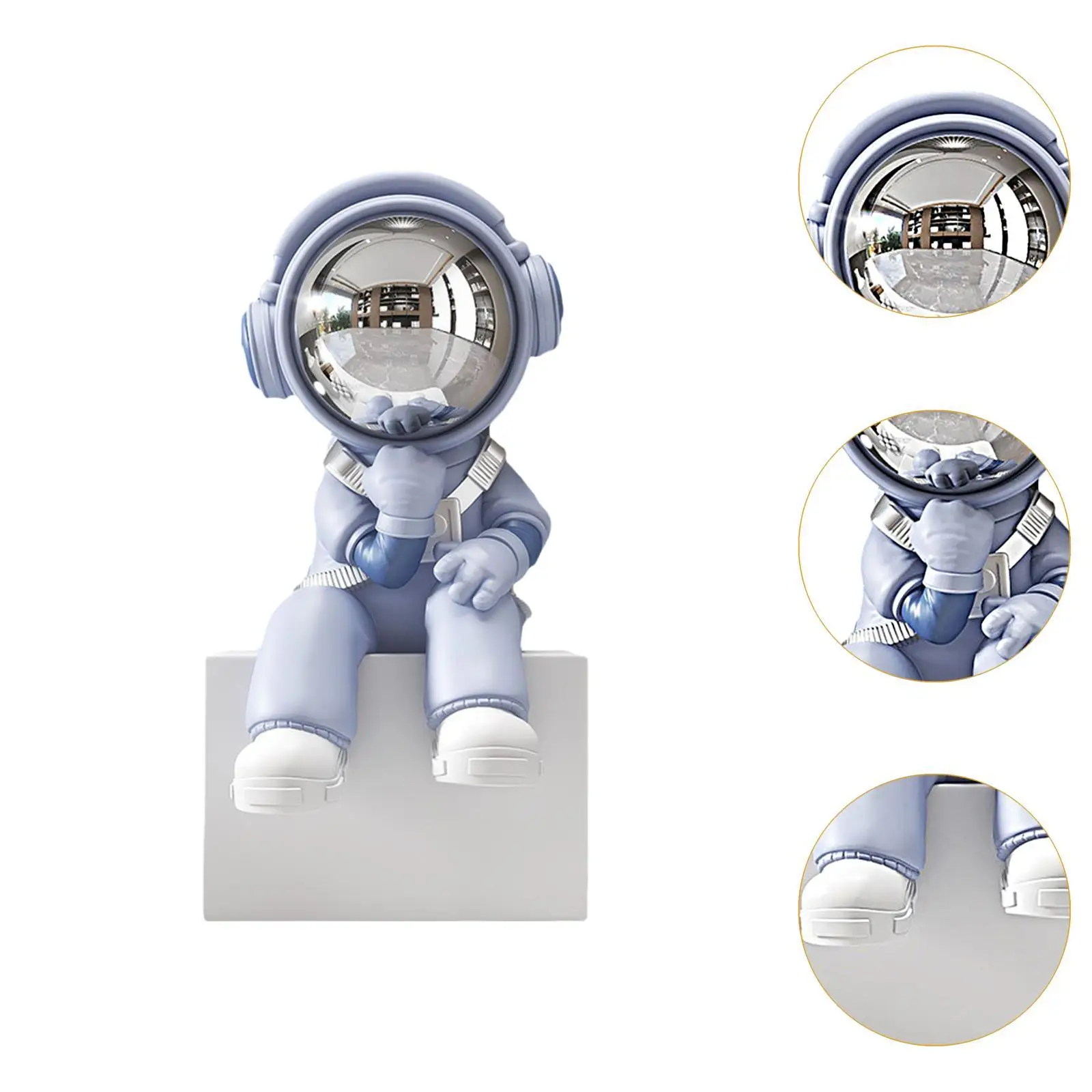 Astronaut Standbeeld Creatief Desktop Decor voor Woonkamertafel