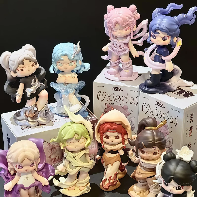 

Натуральный материал Дора, серия Vistas, слепая коробка Kawaii Mystery Box Caixa Caja, куклы, подарок на день рождения для девочек, украшение для рабочего стола, игра Tide Play