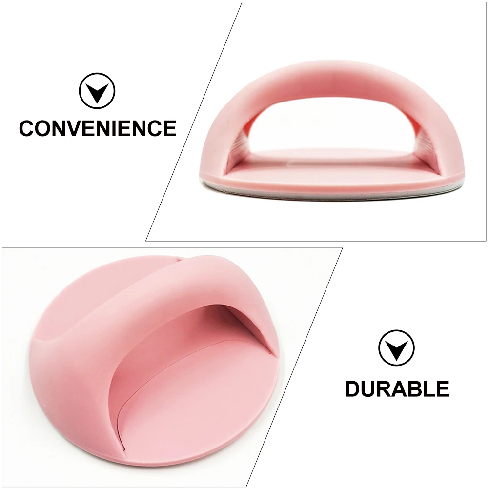 

8Pcs Easy Install Adhesive Door Handles Non Perforation Cabinet Pulls Furniture Accessory Replacement