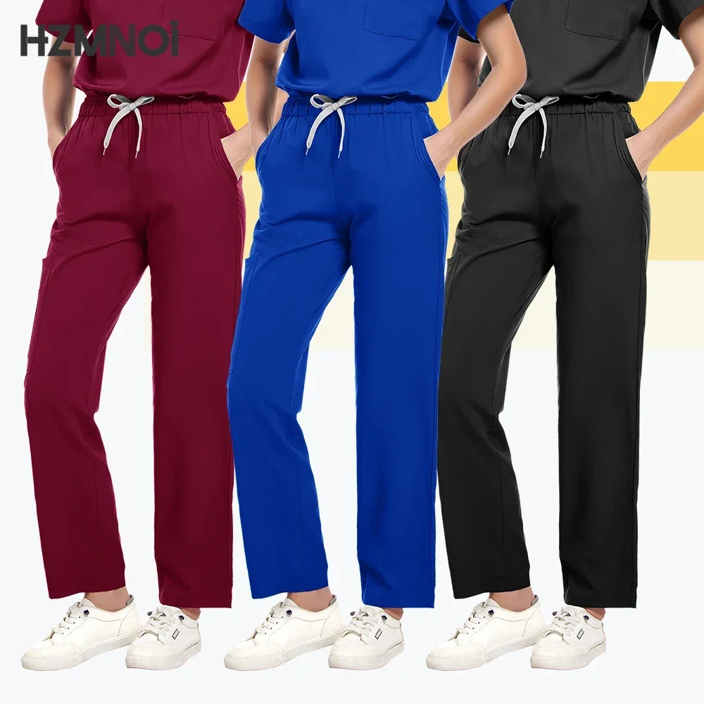 Neue Unisex Krankenhaus Scrubs Sets Männer Medizinische Uniformen Ärzte Krankenschwestern Zubehör Zahnklinik Salon Arbeitskleidung Chirurgische Kleidung