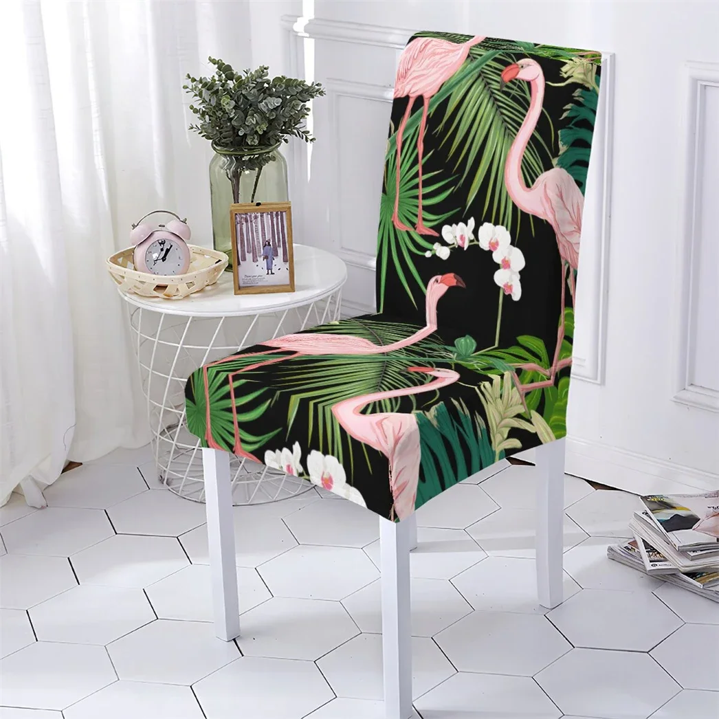 Animal Style Computer Chair Cover Extensible Chair Cover Dining Room Cartoon Animal Pattern Bar Chairs Covers Home Stuhlbezug