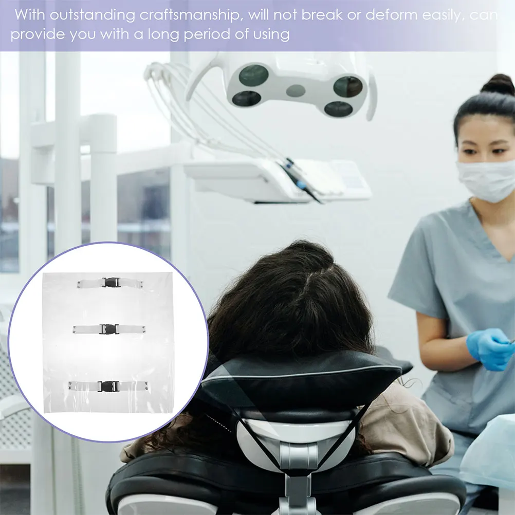 

2pcs Dental Chair Foot Cover Non-Slip Load-Bearing Elastic Bands Sturdy Clips Protector Cushion Wear-Resistant Light