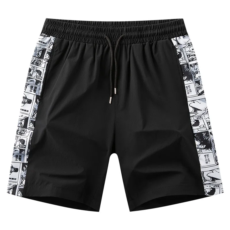 2026 Summer Men's Trekking Running Shorts Quick Dry Water-Resistant Cargo Pocket Elastic Waist for Mountain Hiking Fishing