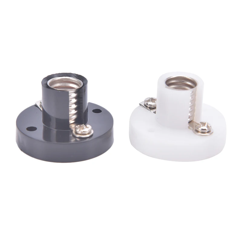 New【1PC E10 Screw Holder DIY Flat Lamp Bases Physics Electric Beads Testing Parts】
