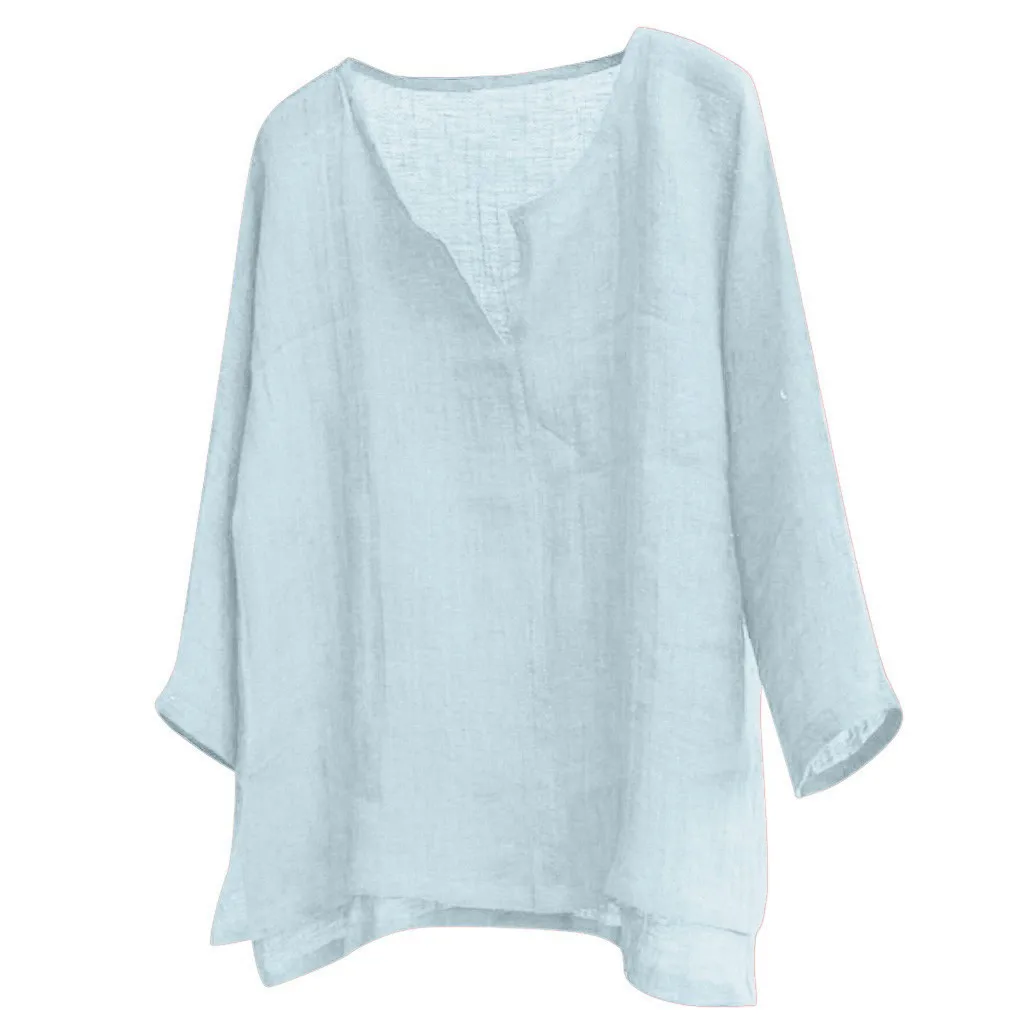 Neue männer Sommer Frühling Lange Hülse Lose Hemd Einfarbig Casual Langarm Cooles Hemd Vn-ausschnitt Tops Größe s-5XL