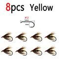8pcs Yellow