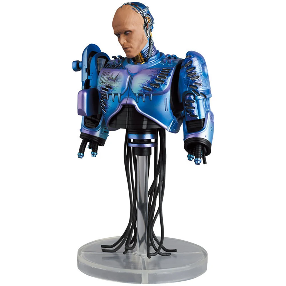 [In Stock] Medicom Toy Mafex Series No.196 Robocop 2 Murphy Head 160Mm Action Figure Collectible Model