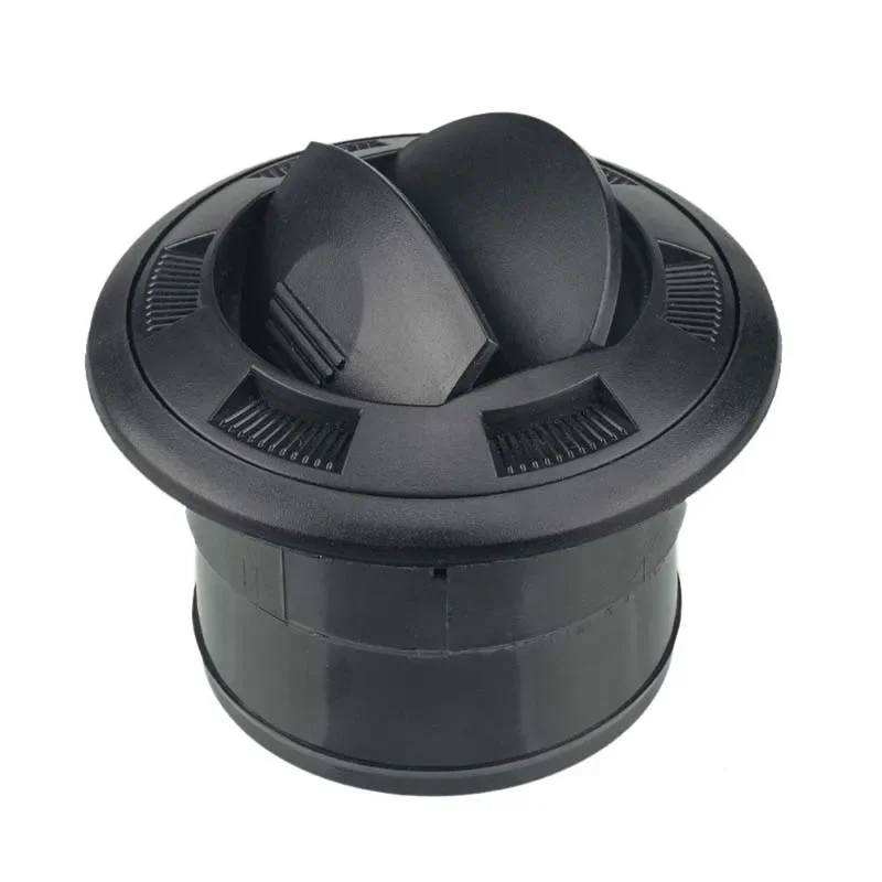 Car Black Closed Rotatable 75MM Air Outlet Apply To RV Car Accessories