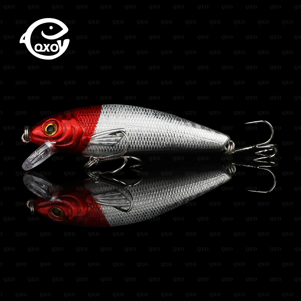 QXO Minnow Lure River Sea Bait Squid Jigs Crankbait Hard Tinsel Goods For Fishing Shad Spinner Small Fishes Wobbler