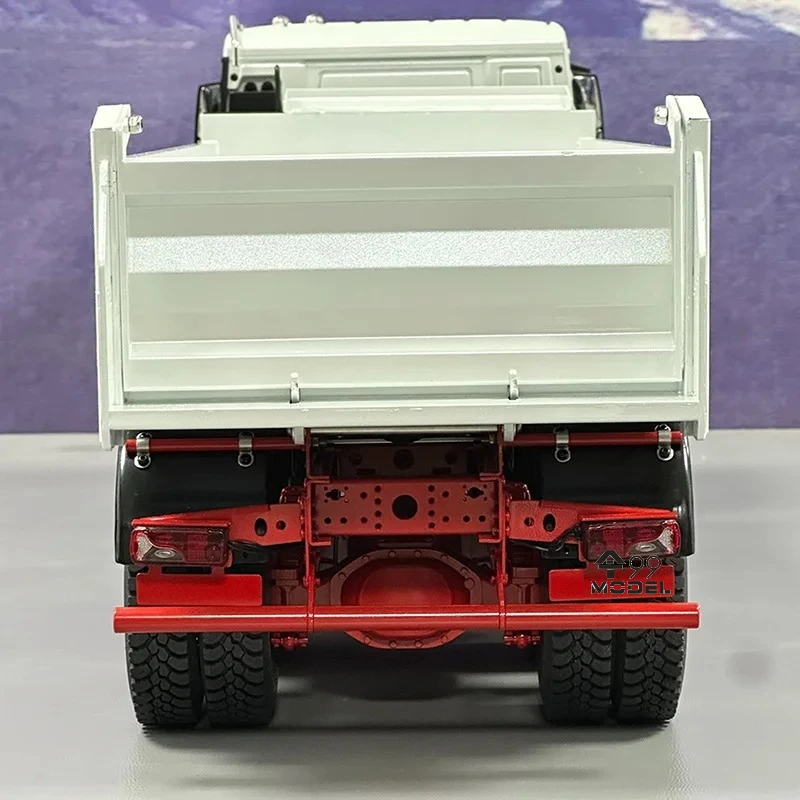 8X8 RC Truck 1/14 Hydraulischer RC Muldenkipper Metallgehäuse Simulationsmodell RTR mit Licht- und Soundsystem Fernbedienung Autospielzeug