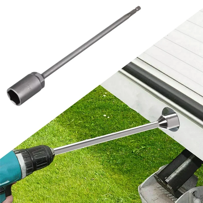 Adaptateur de fixation pour perceuse électrique 19 mm, rallonge de 15 cm pour pieds de caravane, support de perceuse, rallonge de vérin de levage