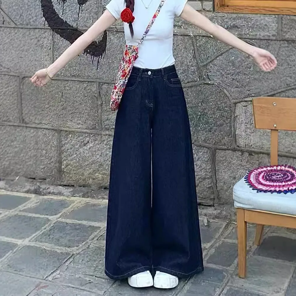 بنطال ذو قصة أرجل واسعة مخملية للنساء للشتاء وبطانة سميكة وخصر مطاطي للأعمال غير رسمية للمكتب الحضري الاحترافي من القطيفة الدفء تيري #6