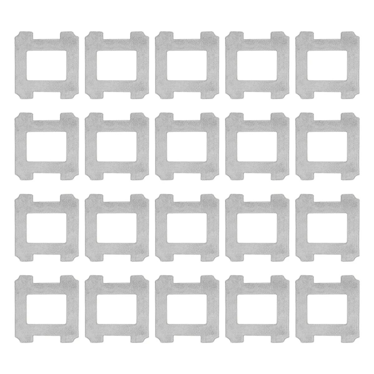 ل ECOVACS WINBOOT W2 / W2 OMNI استبدال أجزاء الملحقات ستوكات ممسحة الوسادة القماش