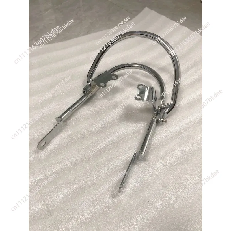 Suitable for Triumph T100/T120 Rear Armrest Street Twin Rear Backrest, Modified Rear Shelf, Guard Bar, Side Bag Rack