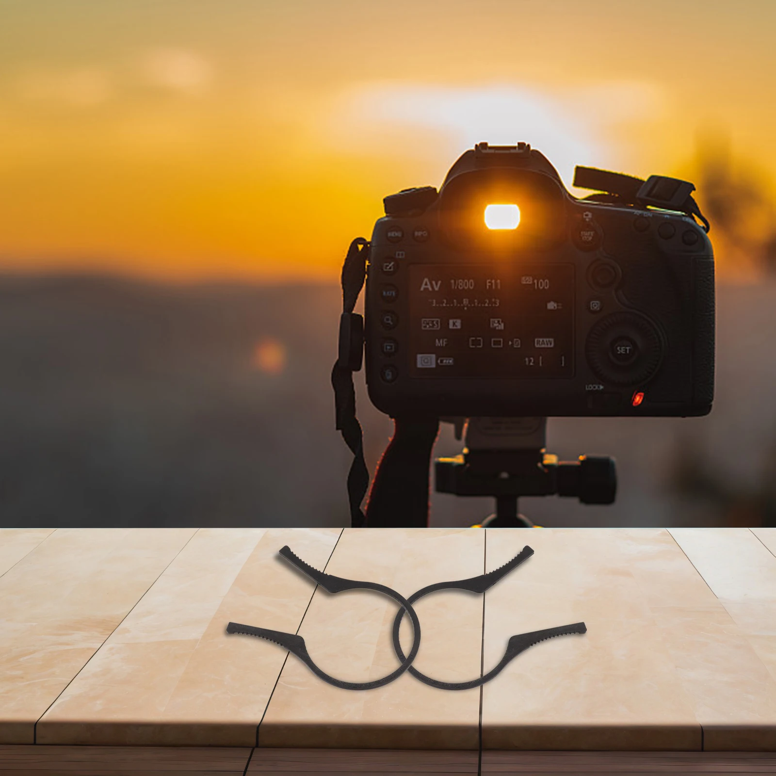 คีมหนีบกรอง คีมกรองกล้อง การถ่ายภาพท่องเที่ยว 5*5*3 ซม. ประสิทธิภาพยาวนาน Quick Release Design