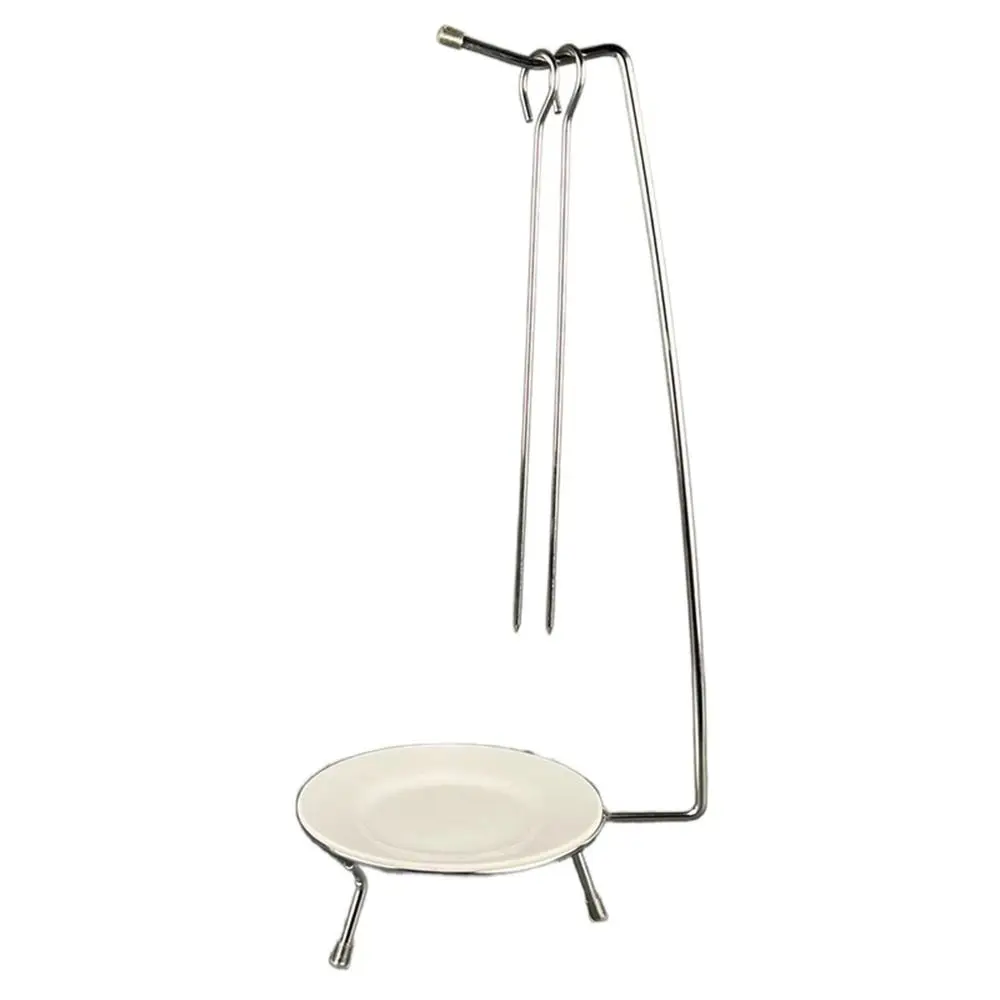 

Stainless Steel BBQ Skewer Set Detachable Reusable Vertical Roaster Easy To Install Free Standing Food Grill Rack Vegetable