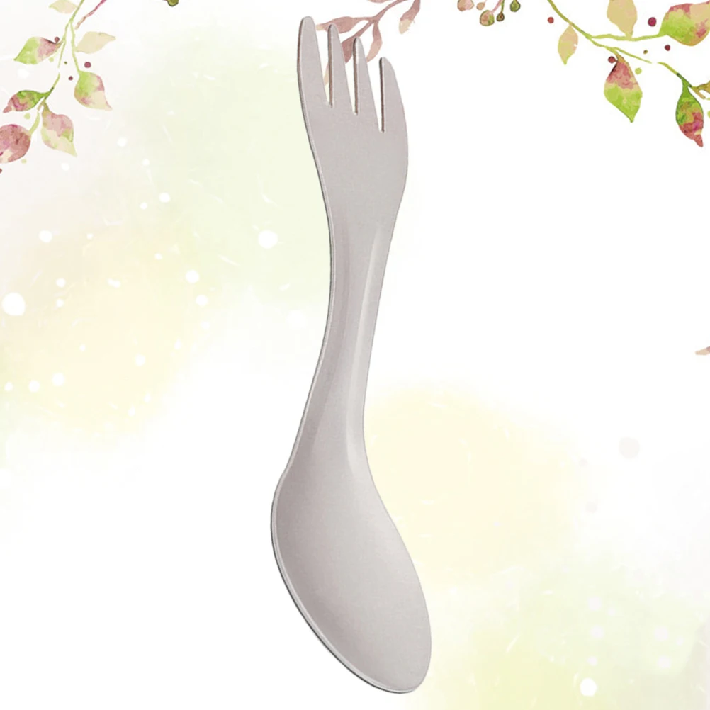 

Titanium Spoon Dinnerware Stainless Steel Silverware Long Handle Travel Cutlery Fork