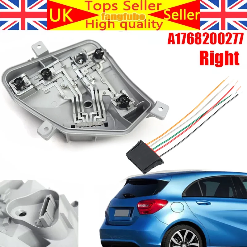 

1Pcs Left Right Hand Side Rear Bulb Holder Lamp Light Base Car Lights Accessories For Mercedes Benz W176 A Class A1768200277