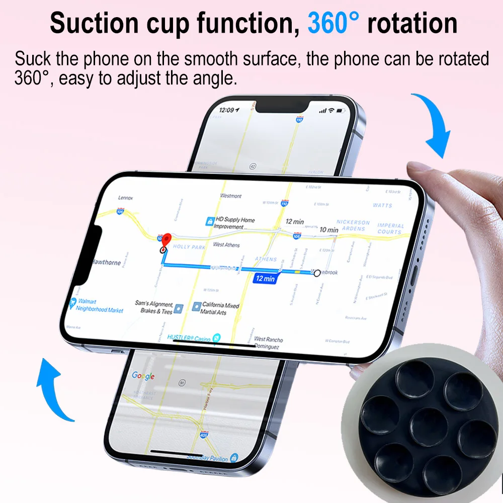 Popping Suction Cup Wall Stand Griptok Cellphone Holder Mount Socket Silicone Suction Smartphone Case Grip Mobile Phone Holder