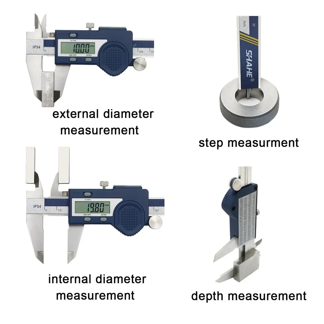 SHAHE Digital Caliper 300 mm Stainless Steel Electronic Digital Vernier Caliper 0.01 mm Paquimetro Digital 300 mm