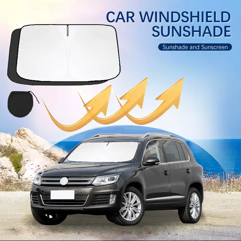 

Для Volkswagen VW Tiguan MK2 лобовое стекло солнцезащитный козырек солнцезащитный козырек складной блоки УФ-лучи лазерная защита от солнца