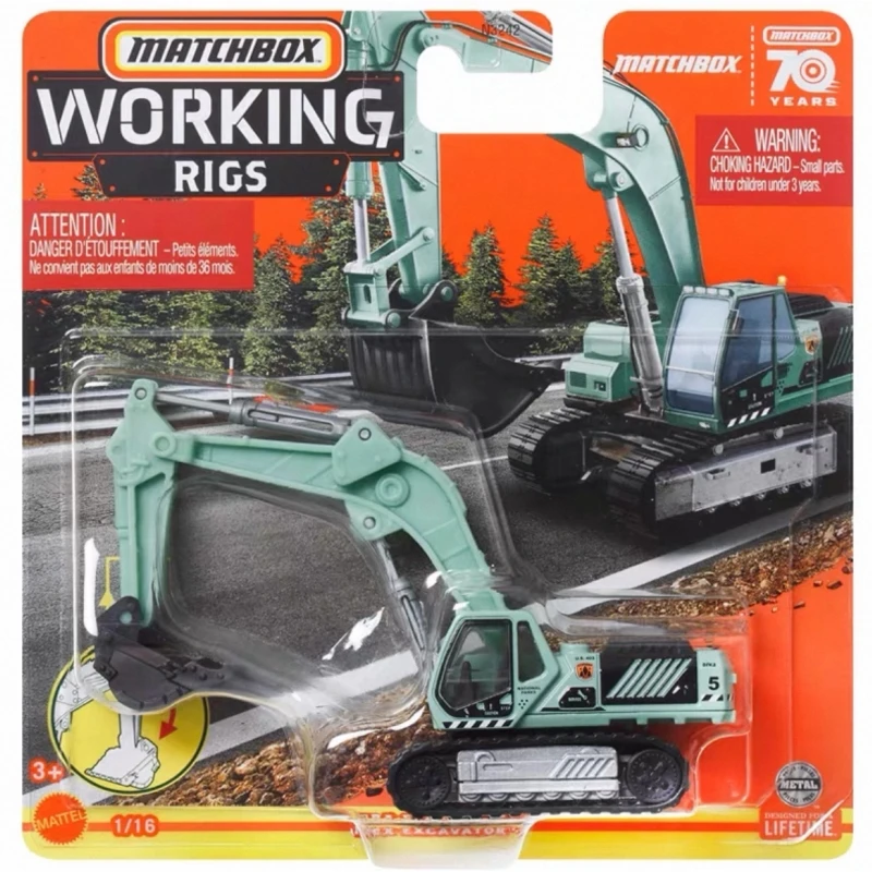Originele Matchbox N3242 Working Rigs Serise DieCast Model Auto Speelgoed FedEx Truck Box Truck Collectie Jongen Verjaardagscadeau Verrassing