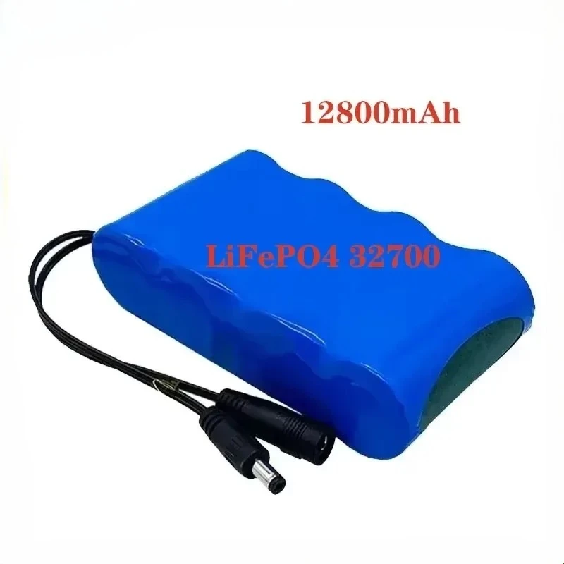 

32700 12.8V 12800mah 4S1P Rechargeable Battery Pack 32700 LifePo4 12V Battery Built-in BMS Used for audio, instrument
