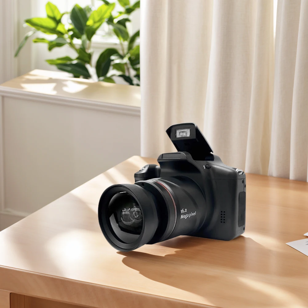 Cámara digital de 16 MP con pantalla LCD de 2,4 pulgadas Cámara de vlogging Grabadora de video con zoom digital 16X para fotografía