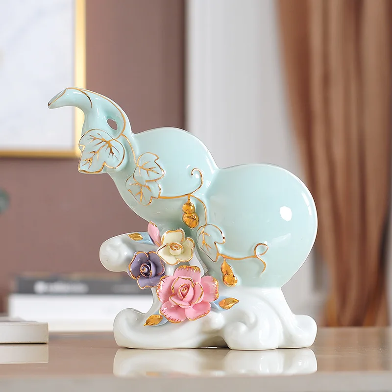 Lucky Gourd Ornaments Feng Shui Wealth Attract Cabbage TV Cabinets Wine Cabinets Home  Decorations Housewarming Gifts