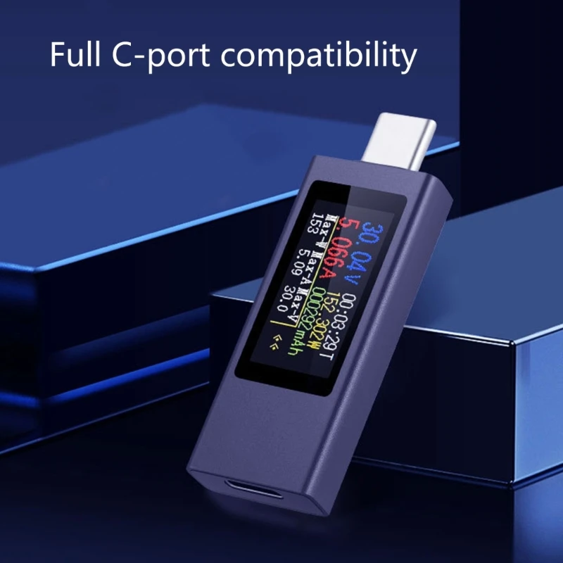 Upgraded Charging Checker Easy Monitorings Convenient Phone Charging Tester Portable Charging Meter for All Phone User