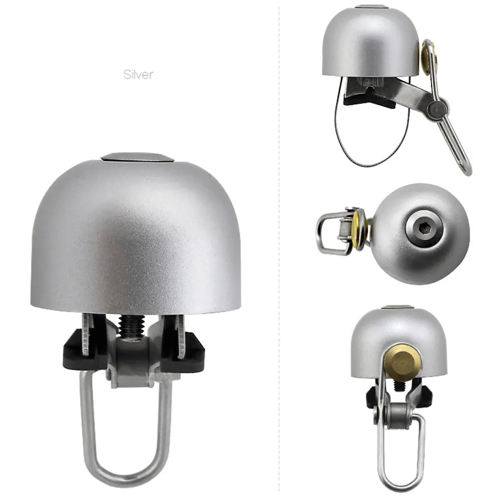 

2Pcs Bike Bell Environmental Friendly Brass Dome Loud Clear Sound Fit Handlebar 20-26 30-36Mm Mountain Road