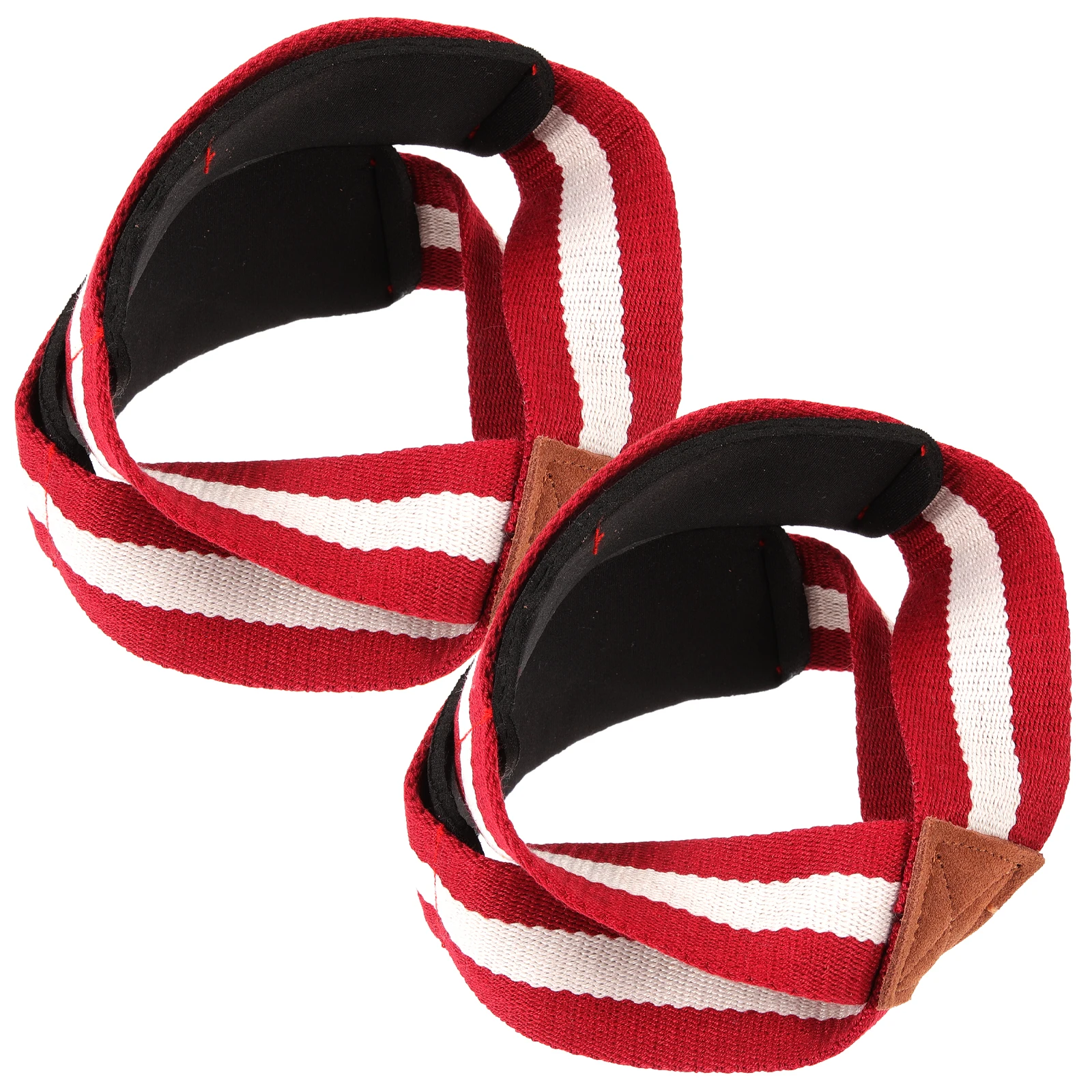 

8 Shaped Weight Lifting Straps Pair Deadlift Wrist Bands Gym Grip Powerlifting Hand Wraps Fitness Accessories