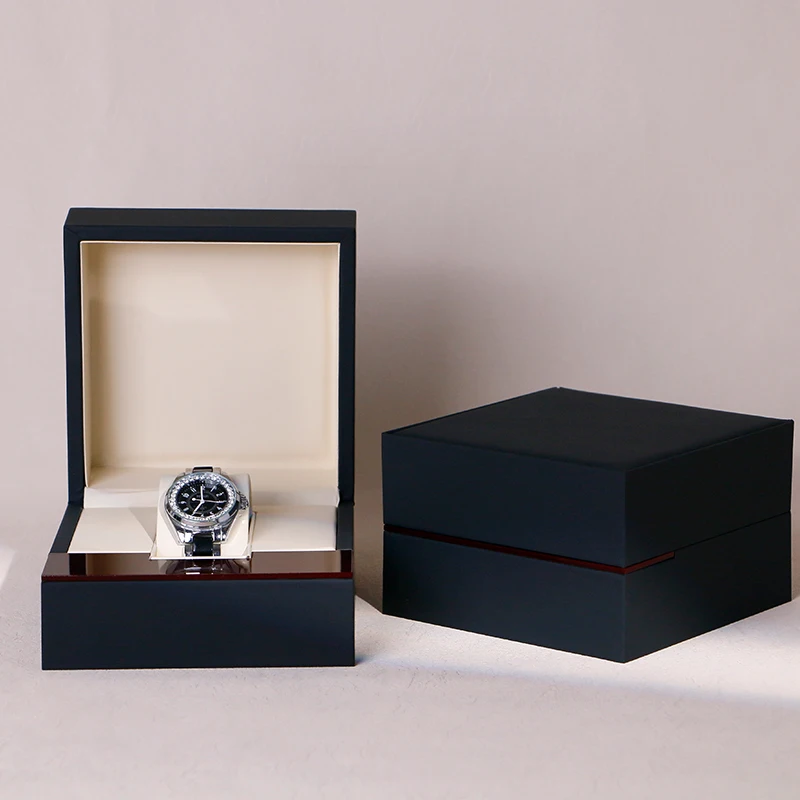 

Luxury Cardboard Watch Storage Box With Drawer Organizer for Men Jewelry Display Cardboard Box