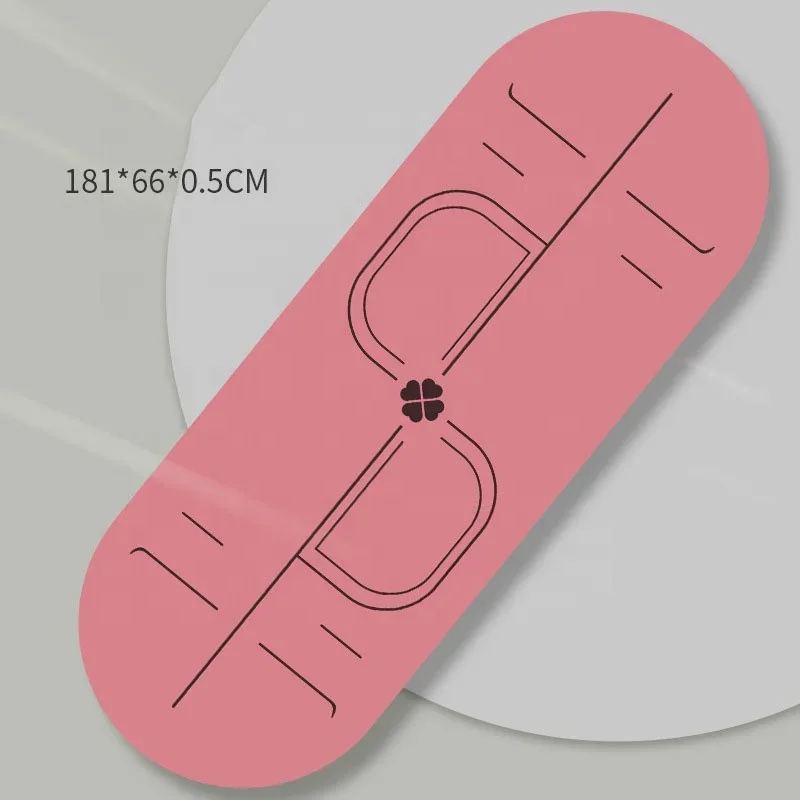 Colourful Eco Friendly Natural Rubber Fitness Oval Costom PU Rubber Pilates Yoga Mat