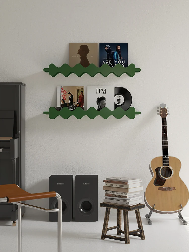 

Nordic Iron Wall Holder Living Room Sofa Storage Rack Metal Iron Partition Rack Stable Load Bearing Decorative Shelf