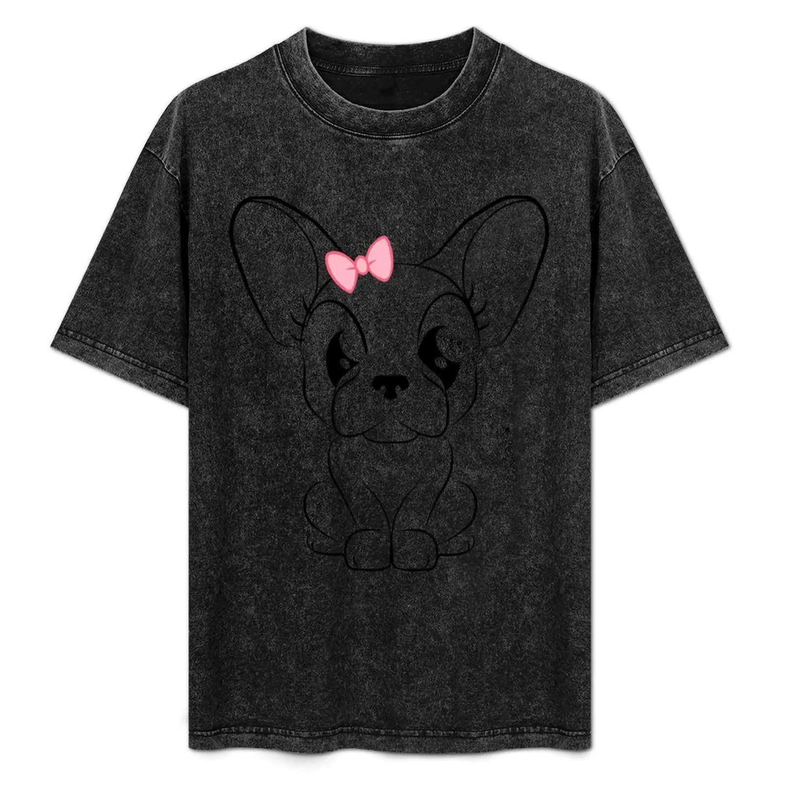 

Naya Teh Frenchie Vintage T-Shirt anime tshirt kawaii clothes vintage clothes plain white t shirts men