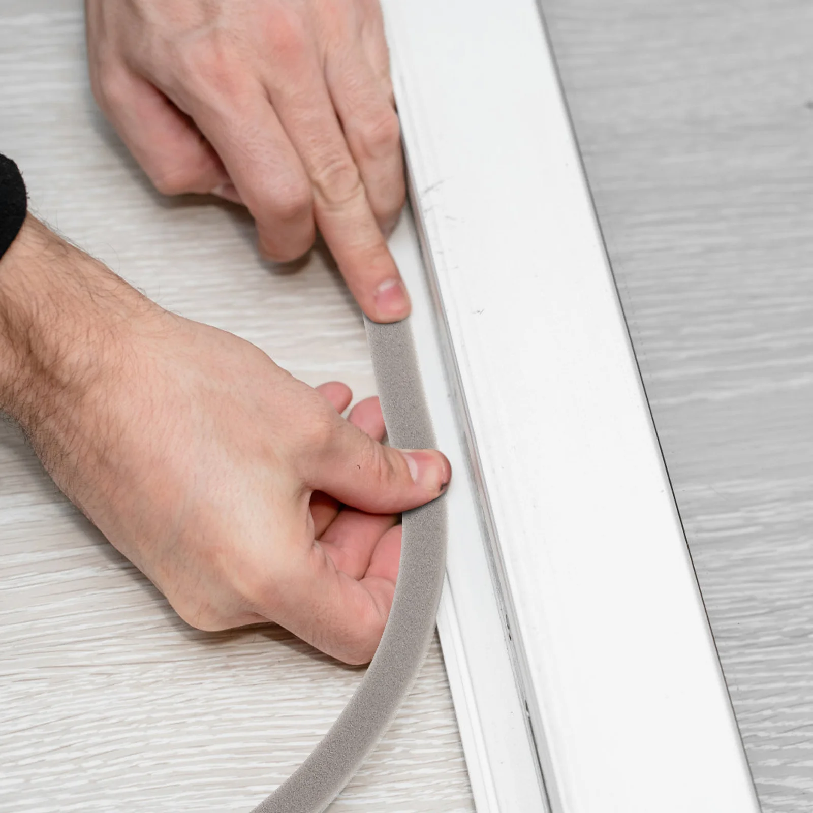 Home Door Frame Self-Adhesive Soundproof Sealing Strip Thick Design Windproof Waterproof Noise Reduction for Windows Sliding