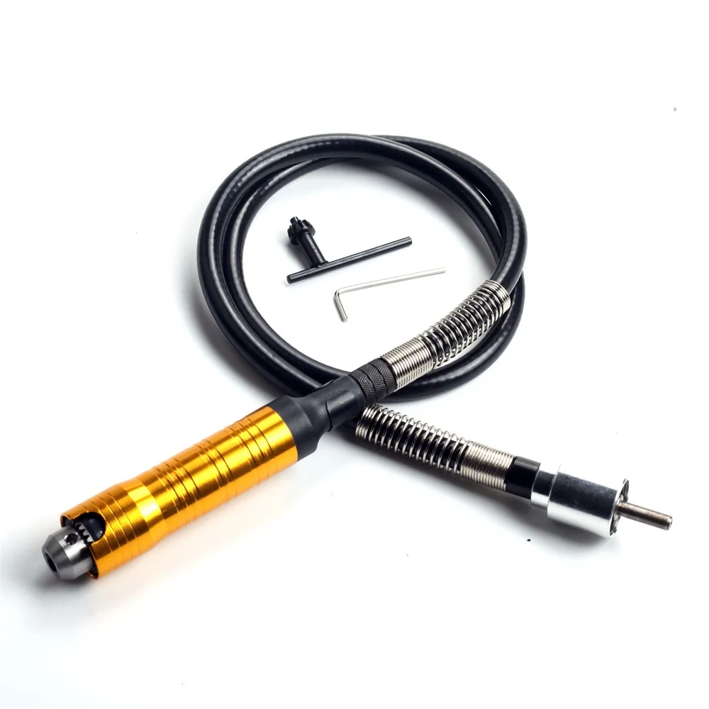 Mini Acessórios de Mandril Elétrico Ferramenta Rotativa de Eixo Flexível Adapta-se para Gravador Moedor Máquinas-ferramentas de Polimento