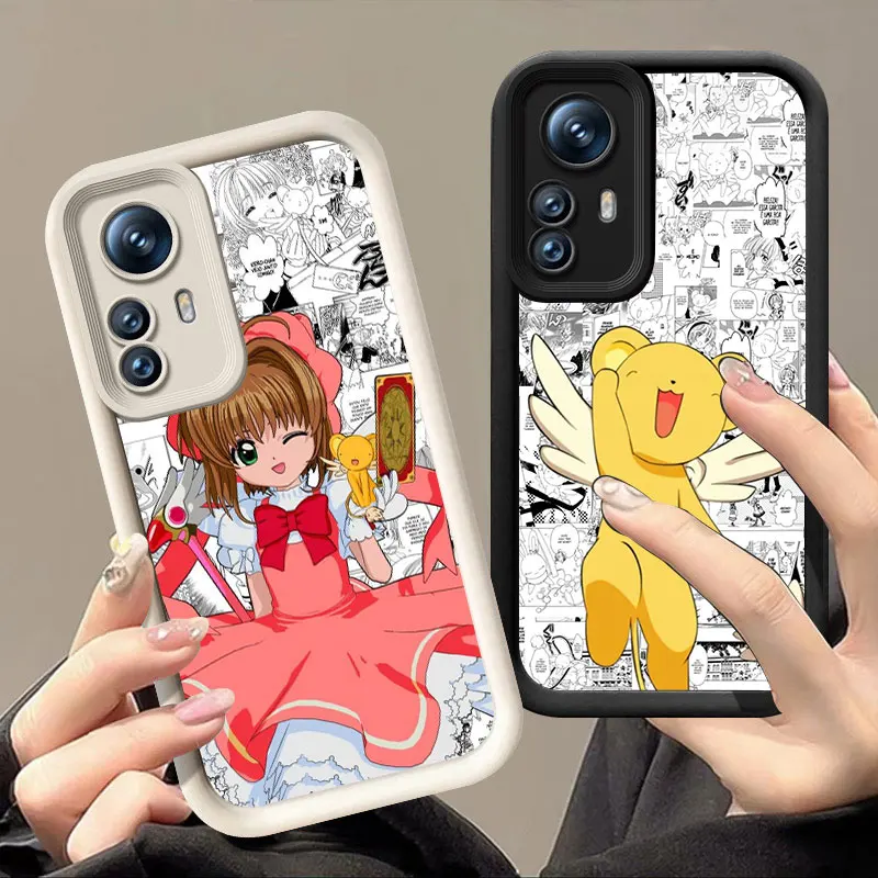 CardCaptor Sakura Anime Phone Case For Xiaomi 11i 11 Lite 12 14T Redmi Note 10 11 11T 12 13 Pro 5G Plus 11S 12S