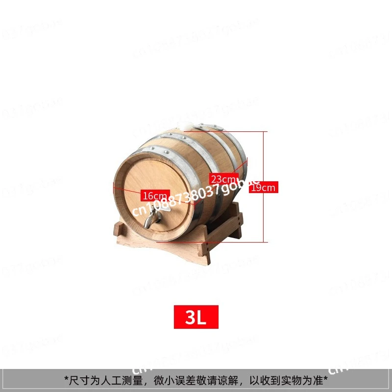 Oak barrels Small household wine storage barrels with faucets Storage of red wine brandy