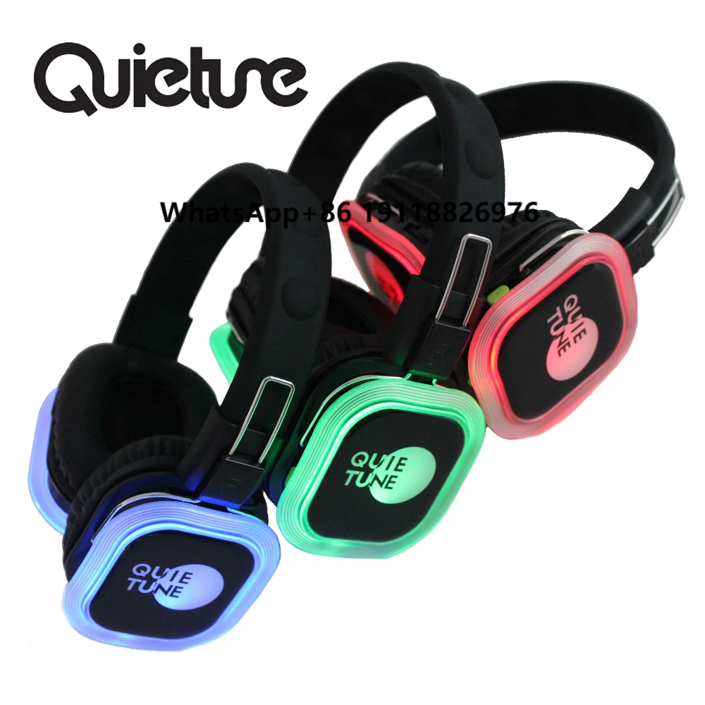 

1 set of Silent Disco 50 Headphones and 1 Transmitter