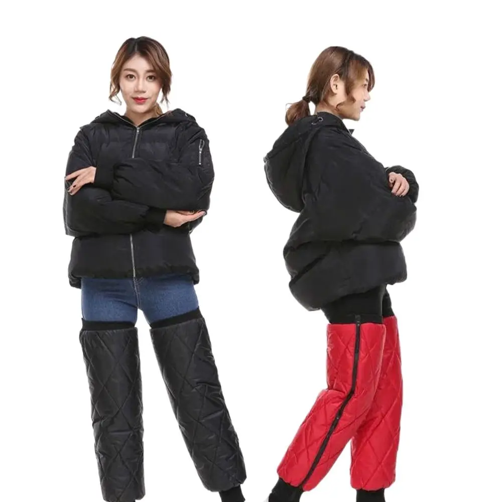 

Warm Knee Brace Knee Guard Protector Support Soft Thicken Knee Sleeve Coldproof With Straps Leg Warmer Winter Women Men