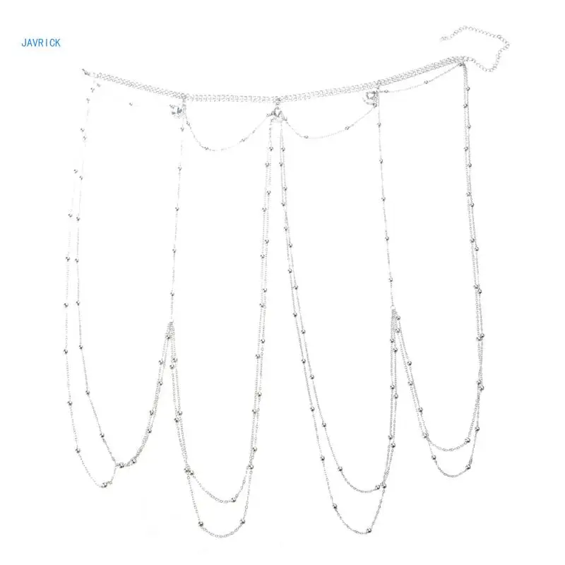 

Beaded Jewelry Chain Multi-layers Tassels Body Chains Wedding Dress Accessory