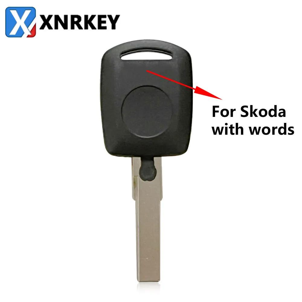 XNRKEY  Car Key Transponder Key Case With ID48 chip For VW Polo Golf for SEAT Ibiza Leon for SKODA  Chip shell