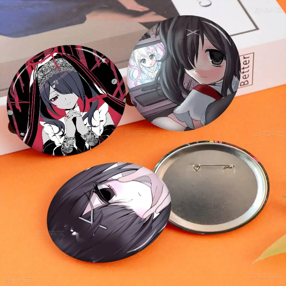 Needy Girl Overdose Cute Cartoon Anime Button Pin Handmade Brooch for Clothes Cartoon Badge Backpack Jewelry Accessories