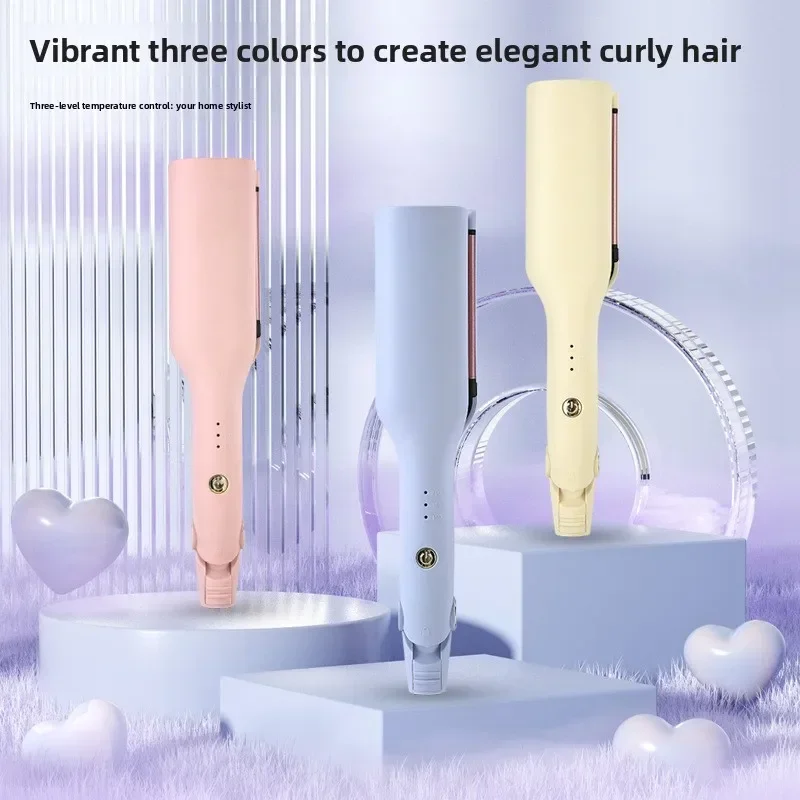 High quality  Curling Iron Negative Ion Egg Roll Perm V-shaped Electric Splint Deep U-shaped Curling Iron French Water Ripple