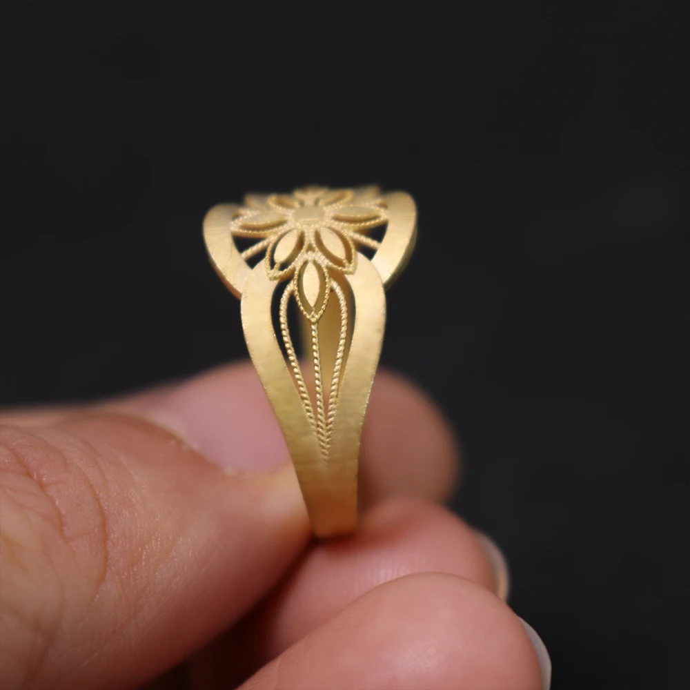 IFUN 전문 미니 자이언트 3D 6.6 인치 고정밀 주얼리, 18K 골드 100% 번 아웃 캐스팅