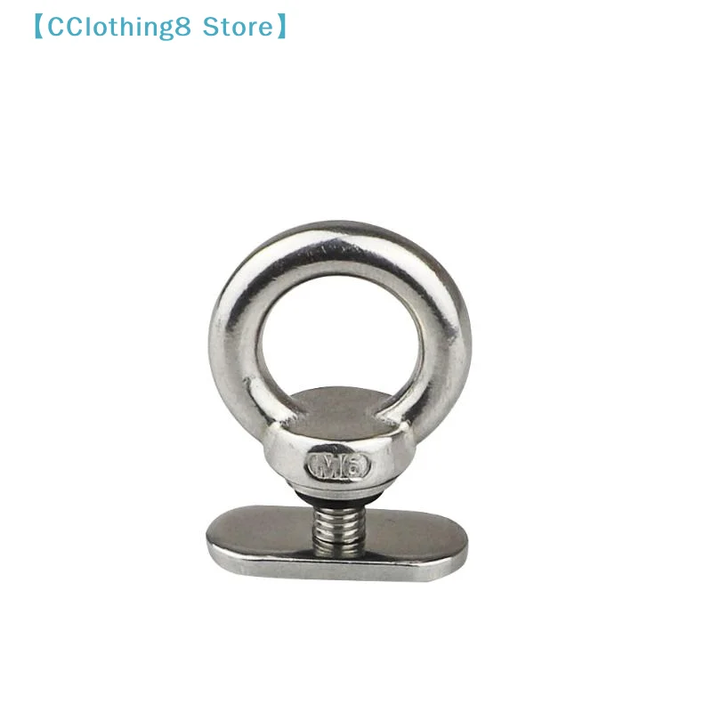 2/4Pcs 304/316 Stainless Steel Tie Down Rail Mount Eyelet Precise Easy Installation Multifunctional Kayak Rail Mount 【AliS8】