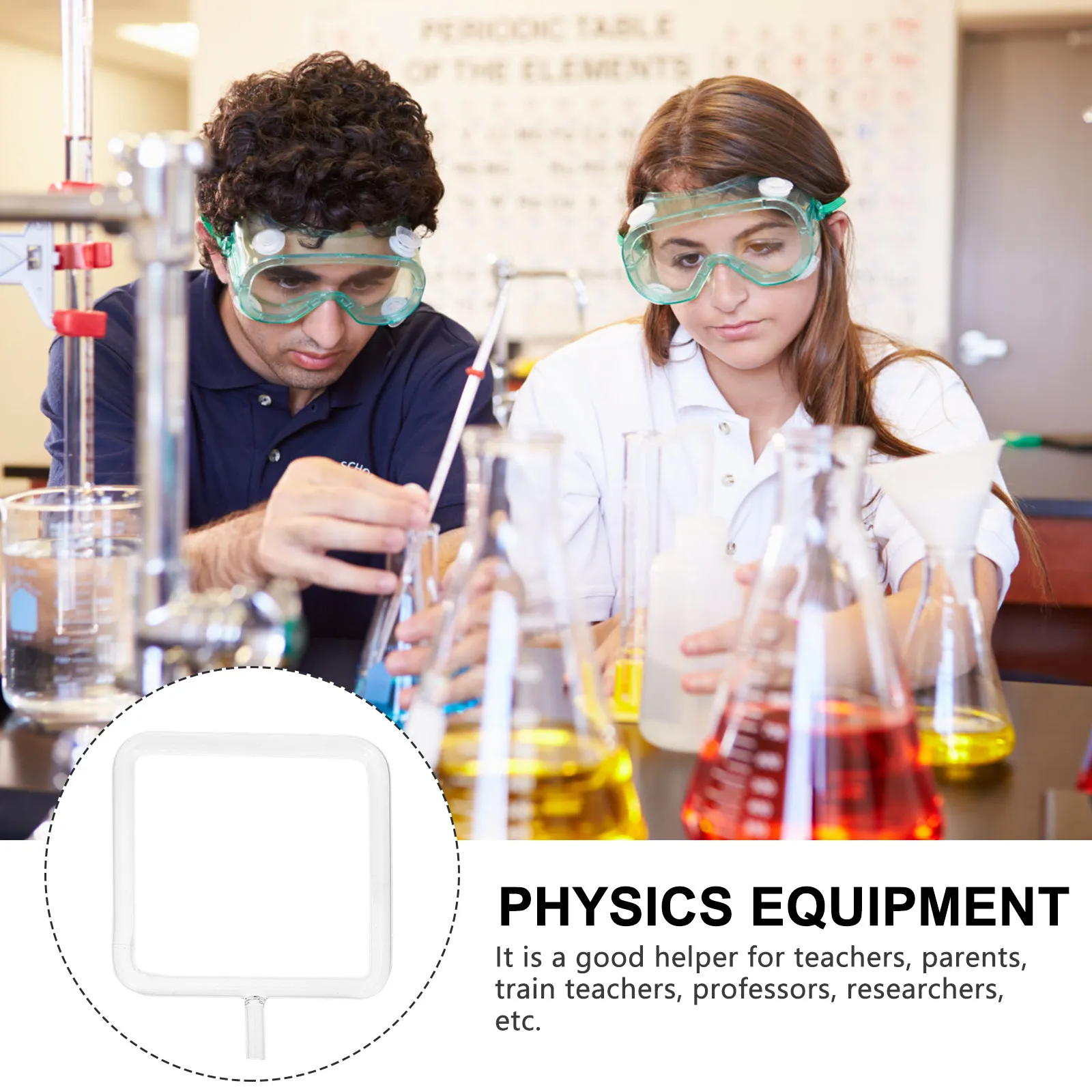 1Pcs Liquid Demonstrator Portable Physics Experiment Device Teaching Equipment Transparent Liquid Test Teaching Aids Scientific